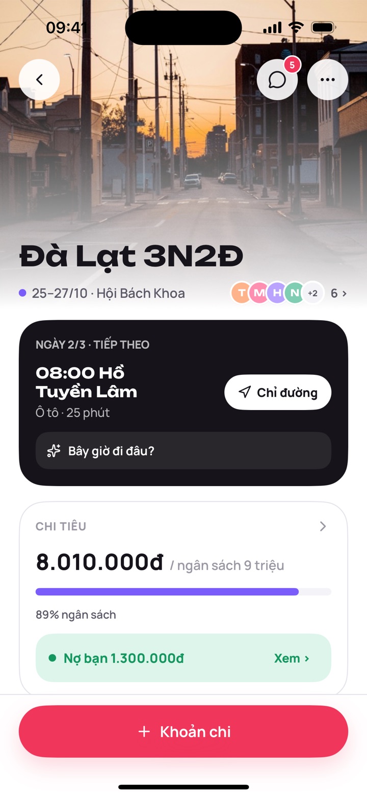 Chi tiết chuyến đi
